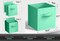 Sorbus 8 Pack 11 Inch Foldable Storage Cubes with Handles- for Organizing Home, Shelves, Nursery, Playroom, Closet and More